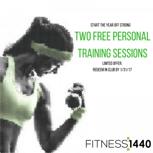 come in for 2 free personal training sessions fitness 1440