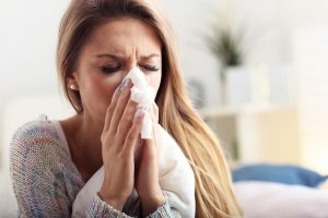 person with cold